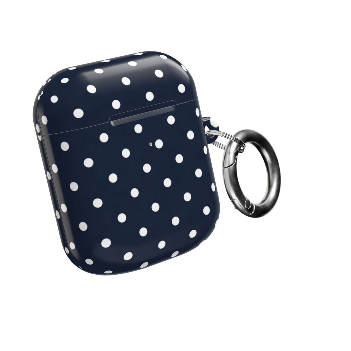 Navy Polka Dot AirPod Case