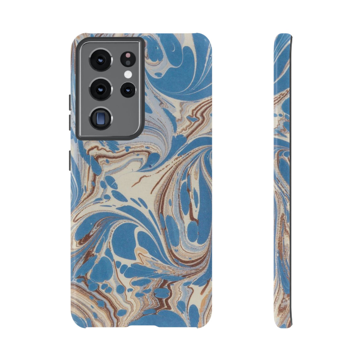 Blue Marble Swirl Phone Case