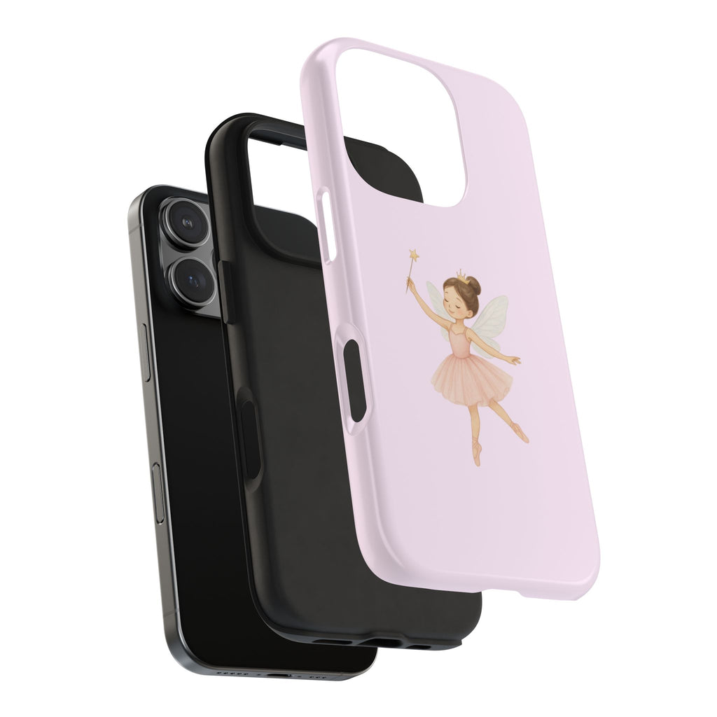 Pink Ballerina Tough Phone Case, Ballet Dancer Cute Phone Cover, Girly Protective Phone Case, Coquette Dancer Phone Accessories, Pretty Pink