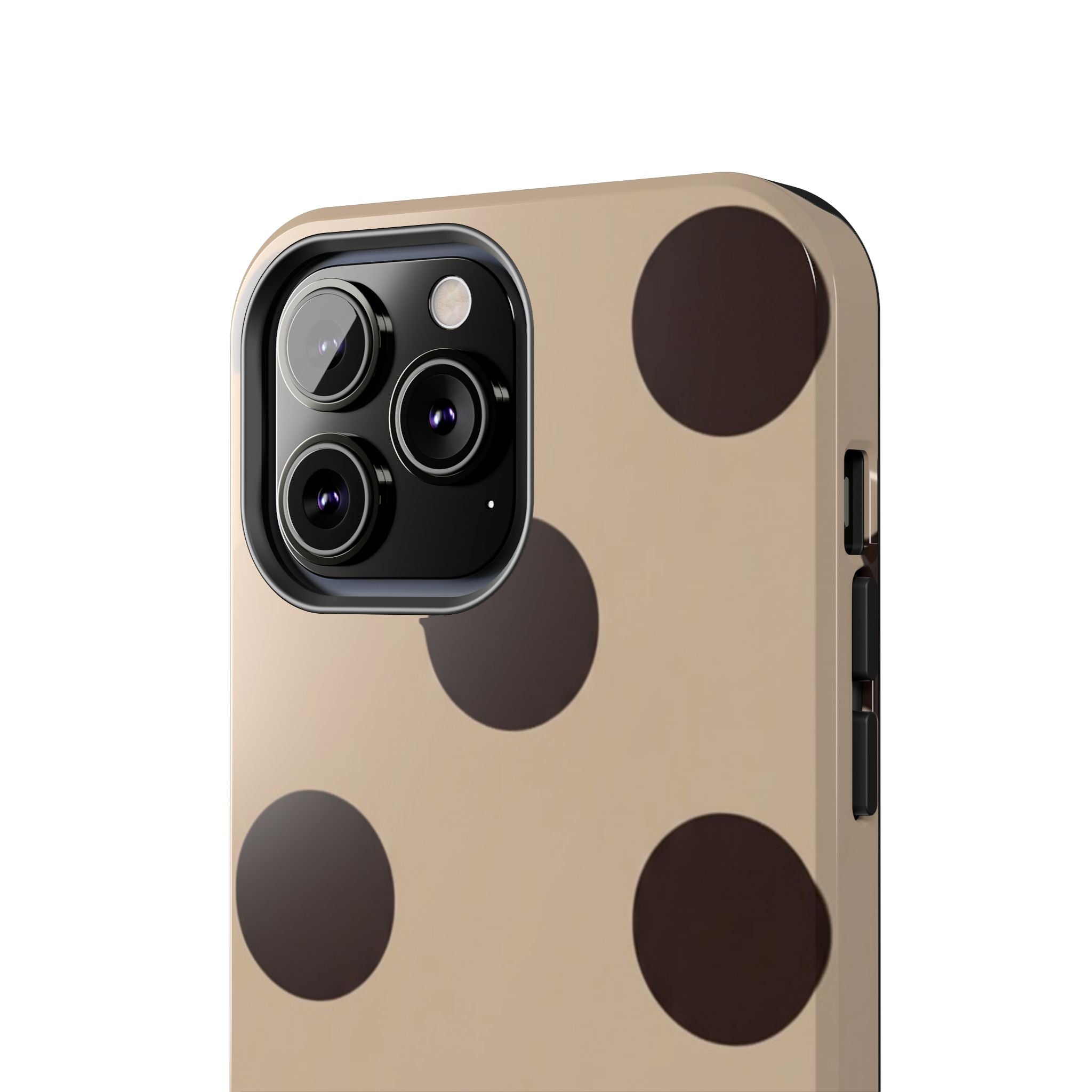 Stylish Polka Dot Phone Case for Trendy Protection, Cute Gift for Her, Phone Accessories, Everyday Fashion, Modern Design