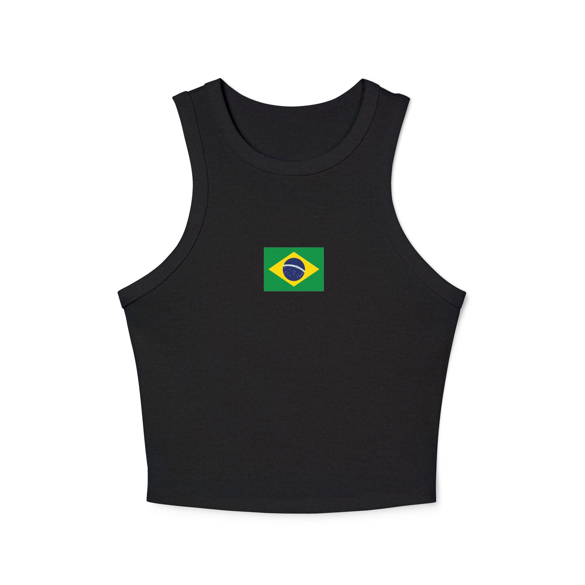 Brazil Flag Tank Top | Brazilian Flag Graphic, Minimal Chest Print