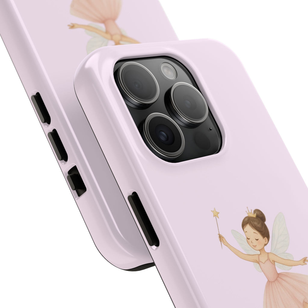 Pink Ballerina Tough Phone Case, Ballet Dancer Cute Phone Cover, Girly Protective Phone Case, Coquette Dancer Phone Accessories, Pretty Pink