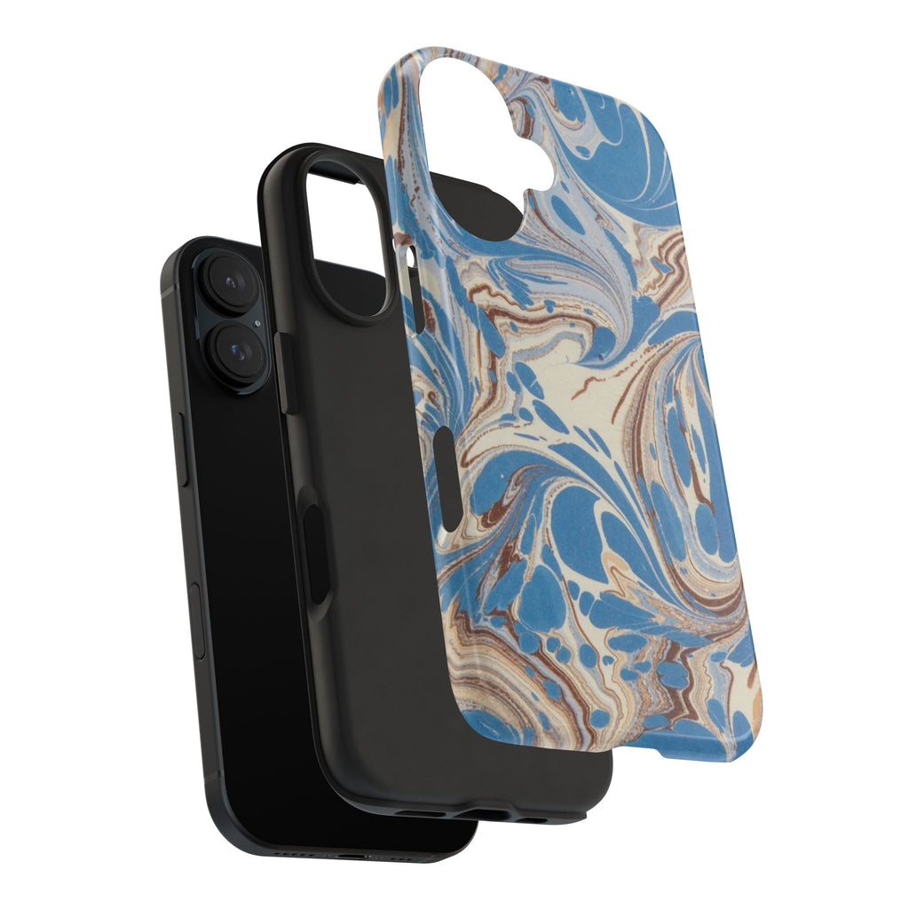 Blue Marble Swirl Phone Case