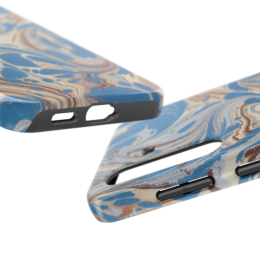 Blue Marble Swirl Phone Case