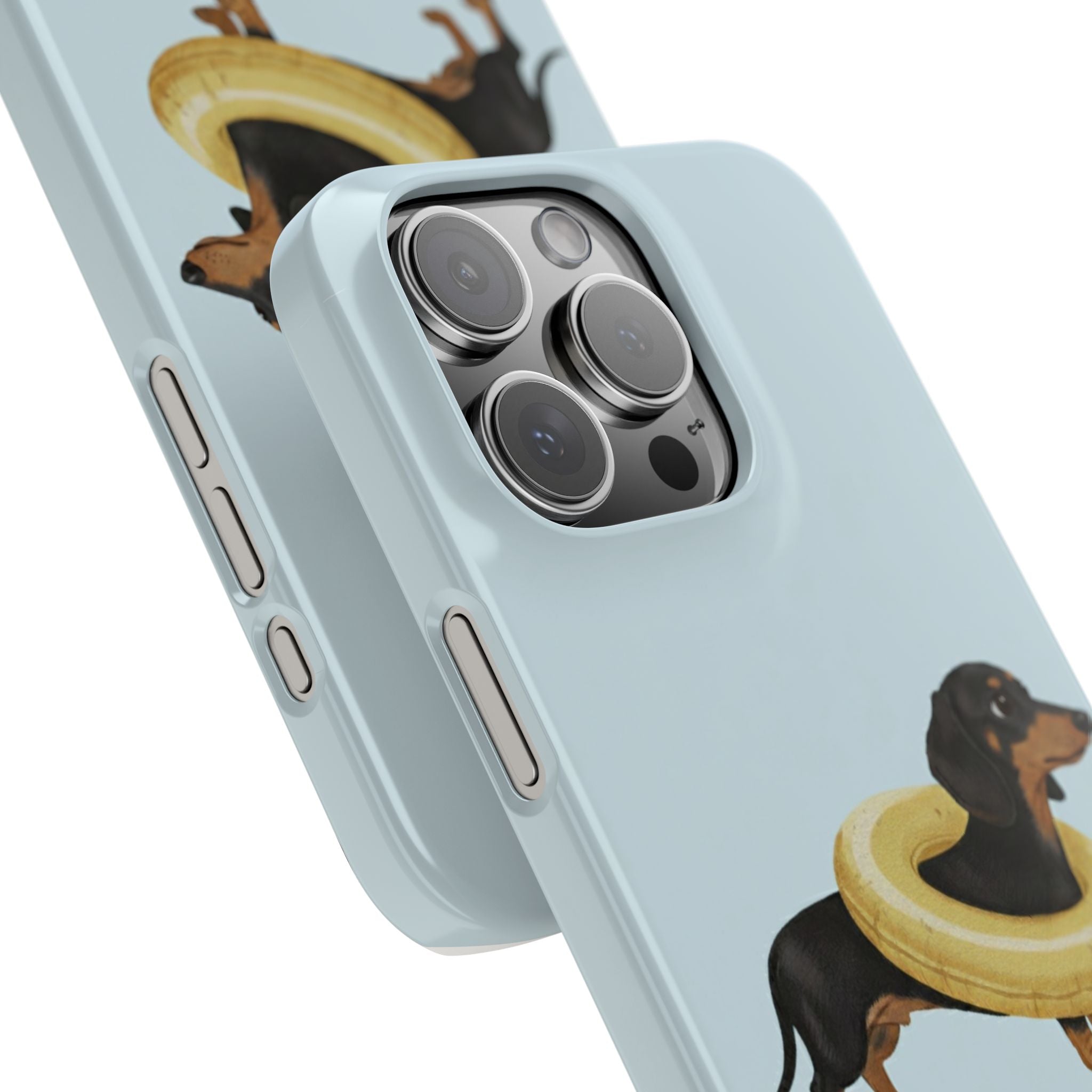 Slim Phone Cases - Cute Dog Dachshund Design, Protective Phone Covers, Fun Animal Art, Unique Gifts for Dog Lovers, Trendy Smartphone