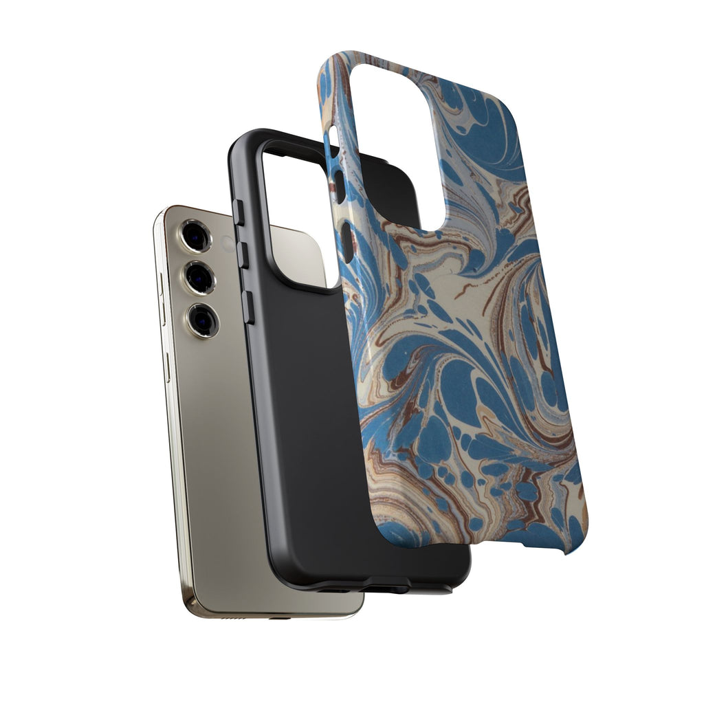Blue Marble Swirl Phone Case