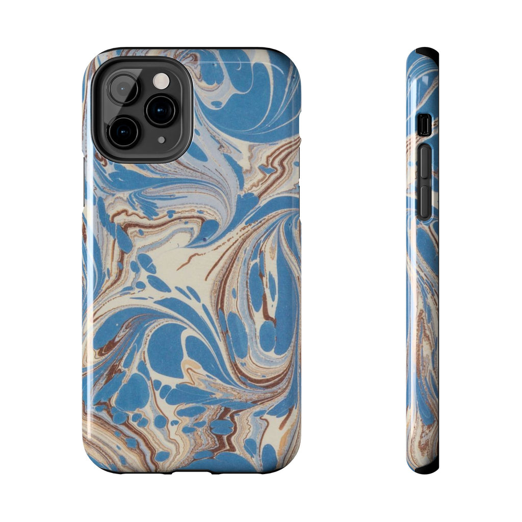 Blue Marble Swirl Phone Case