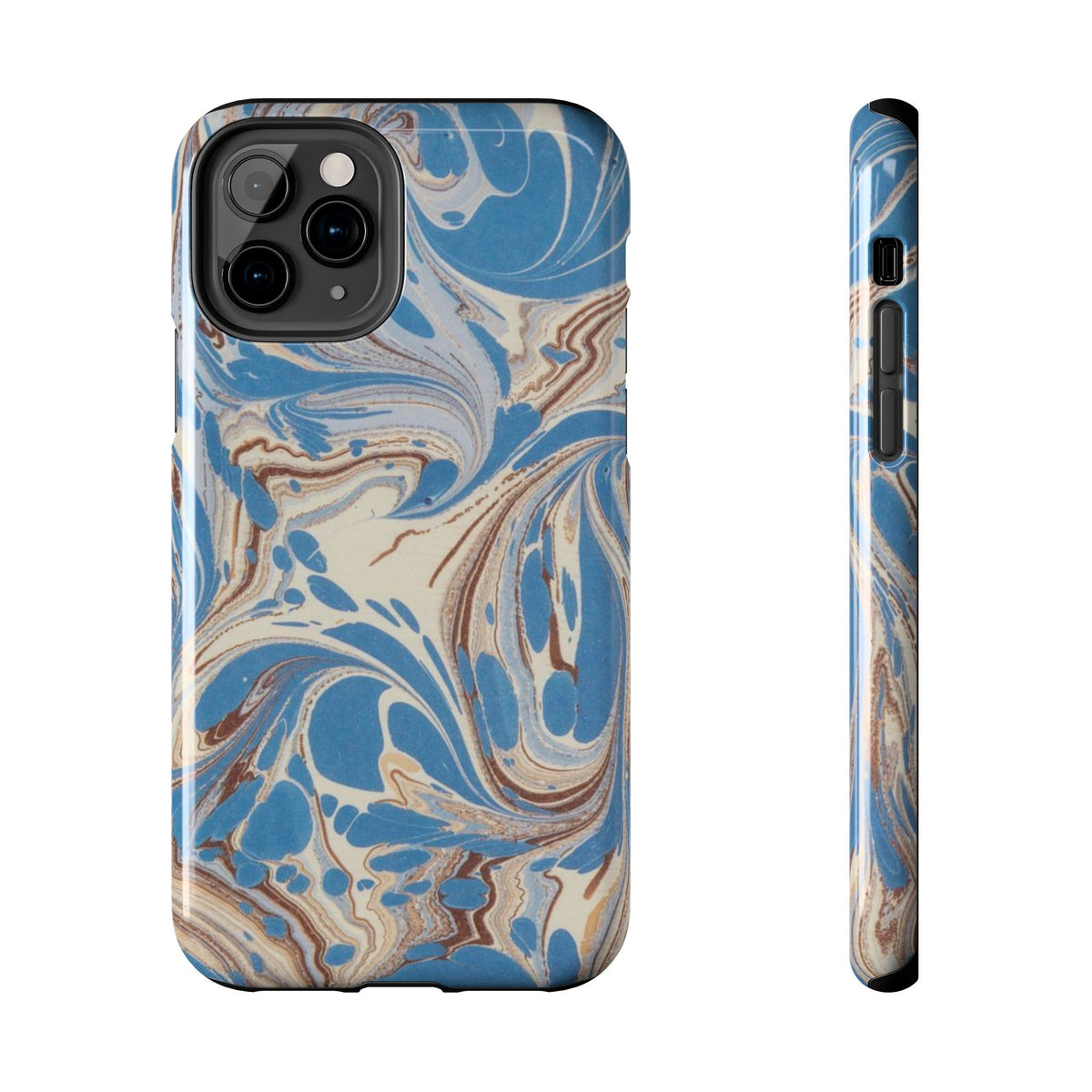 Blue Marble Swirl Phone Case
