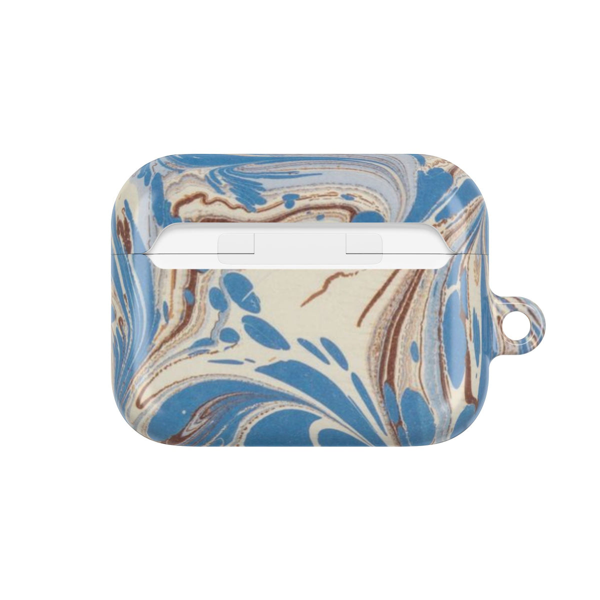 Blue Brown Marble AirPod Case