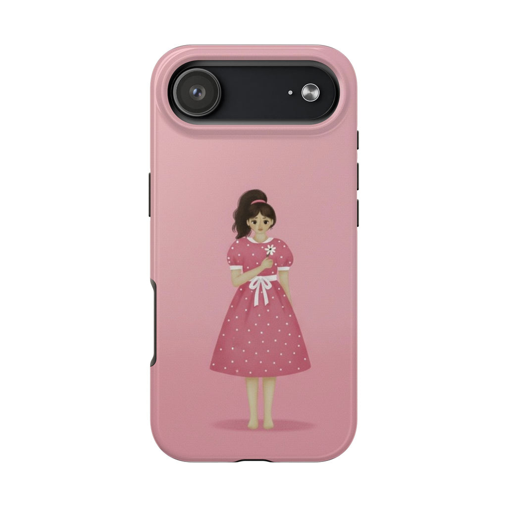 Pink Phone Case, Tough Phone Cases for Women, Cute Vibe, Protective Cover