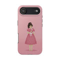 Pink Phone Case, Tough Phone Cases for Women, Cute Vibe, Protective Cover