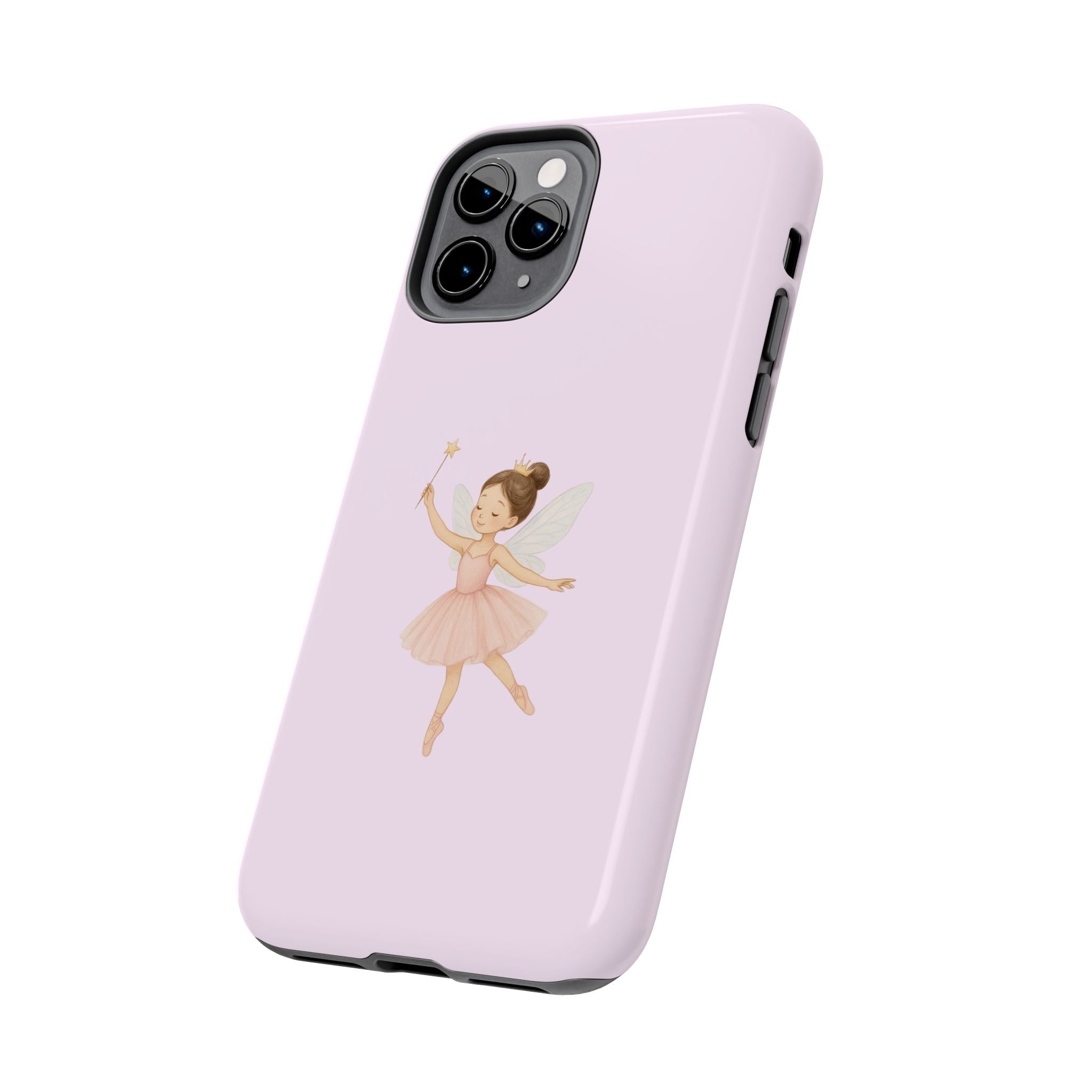 Pink Ballerina Tough Phone Case, Ballet Dancer Cute Phone Cover, Girly Protective Phone Case, Coquette Dancer Phone Accessories, Pretty Pink
