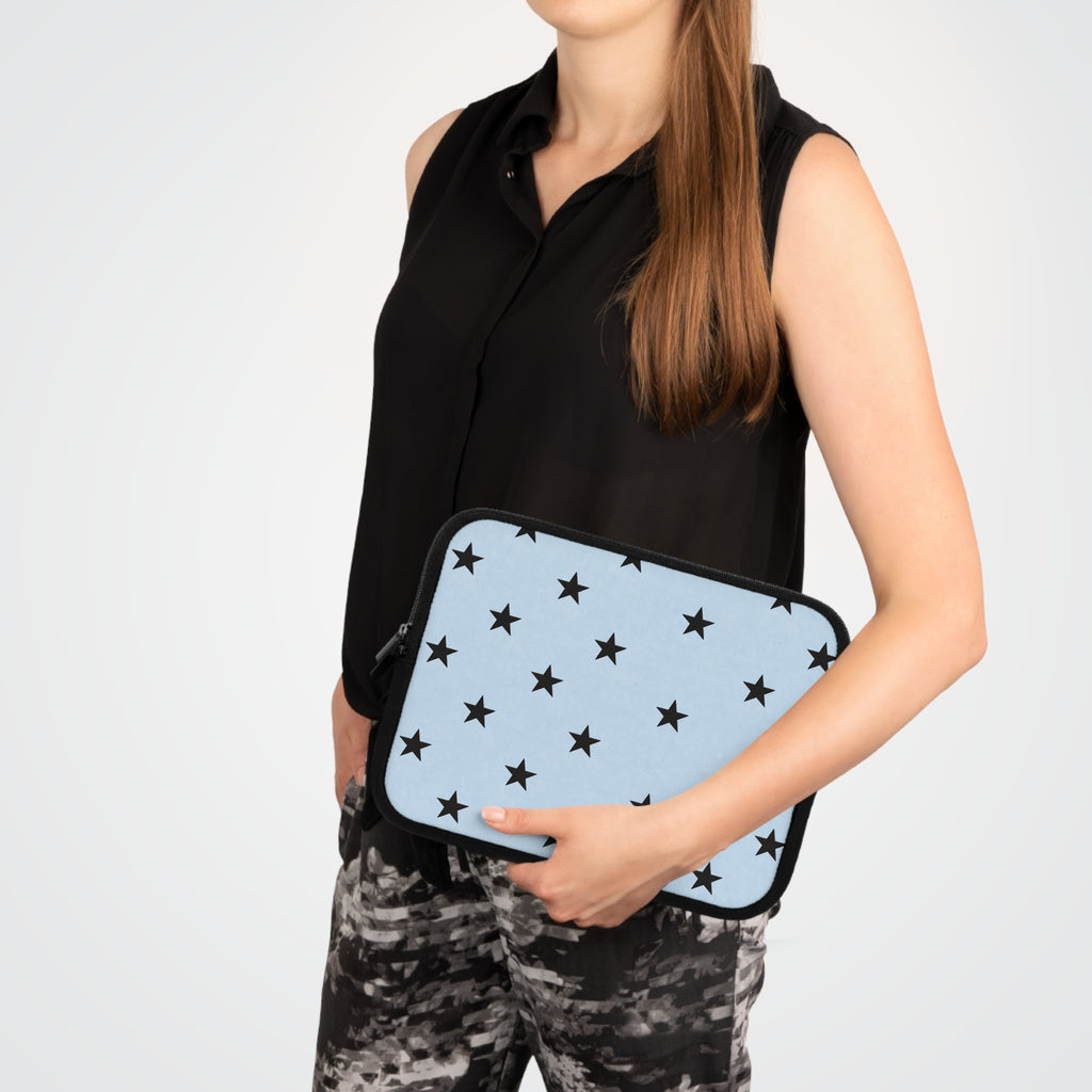 Baby Blue Star Laptop Sleeve
