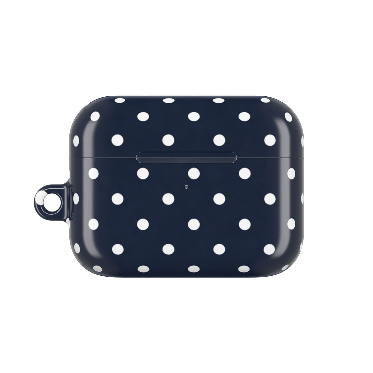 Navy Polka Dot AirPod Case