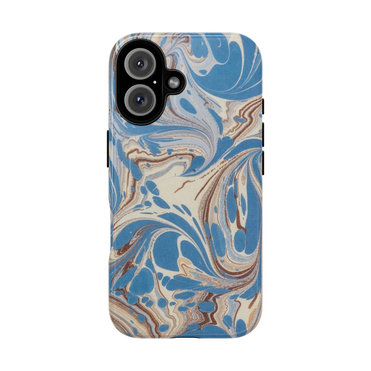 Blue Marble Swirl Phone Case