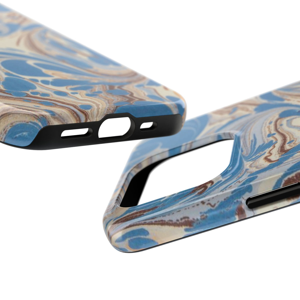 Blue Marble Swirl Phone Case