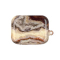 Brown Marble Pattern AirPod Case