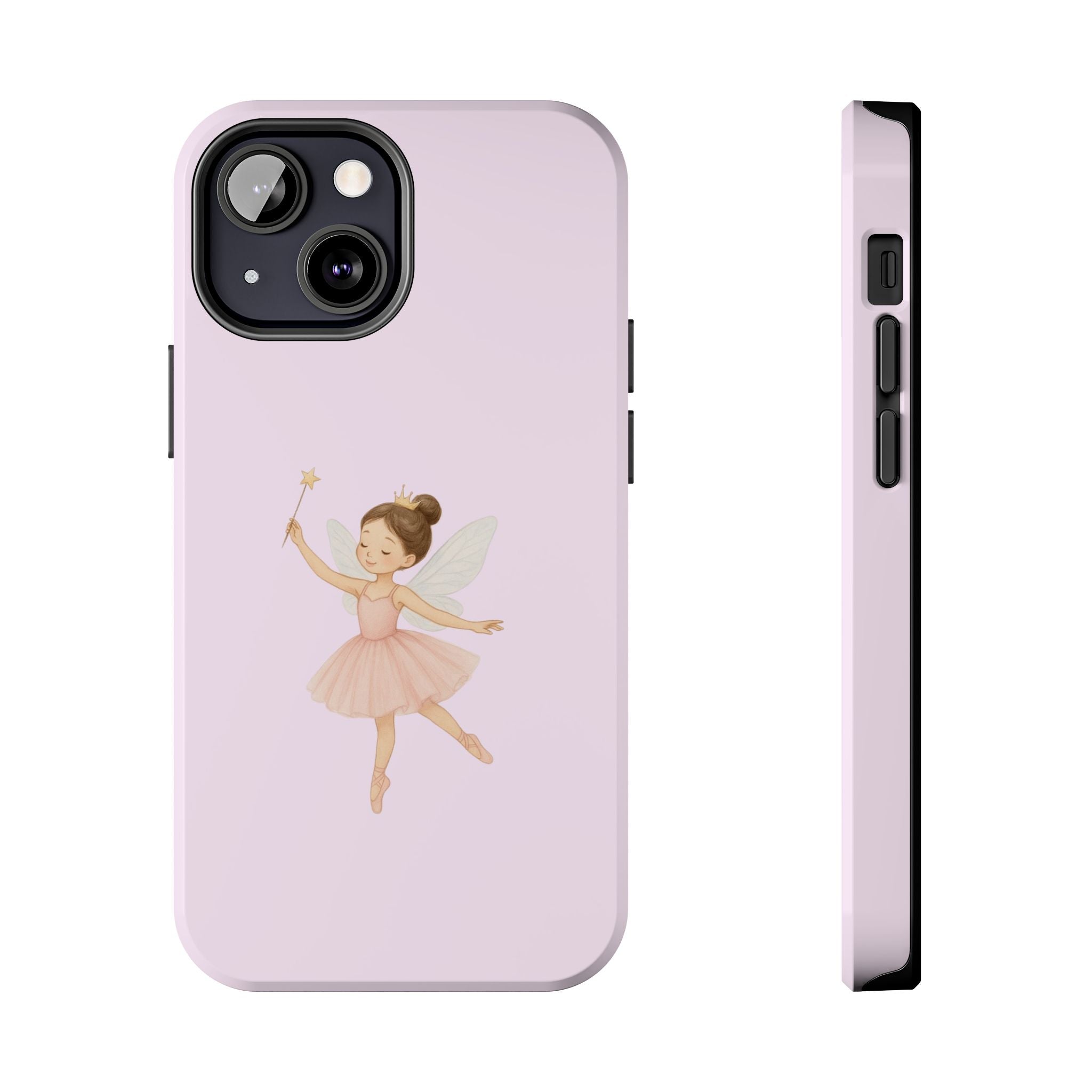 Pink Ballerina Tough Phone Case, Ballet Dancer Cute Phone Cover, Girly Protective Phone Case, Coquette Dancer Phone Accessories, Pretty Pink