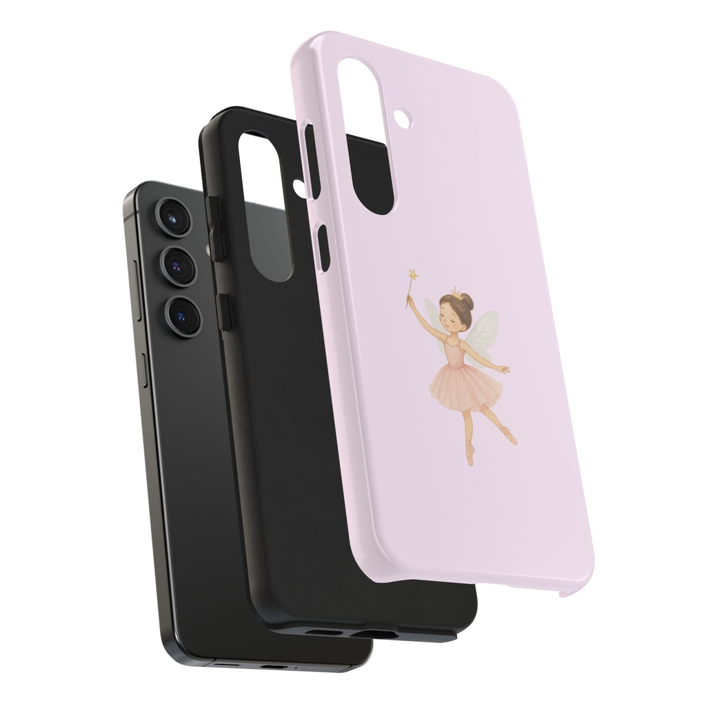 Pink Ballerina Tough Phone Case, Ballet Dancer Cute Phone Cover, Girly Protective Phone Case, Coquette Dancer Phone Accessories, Pretty Pink