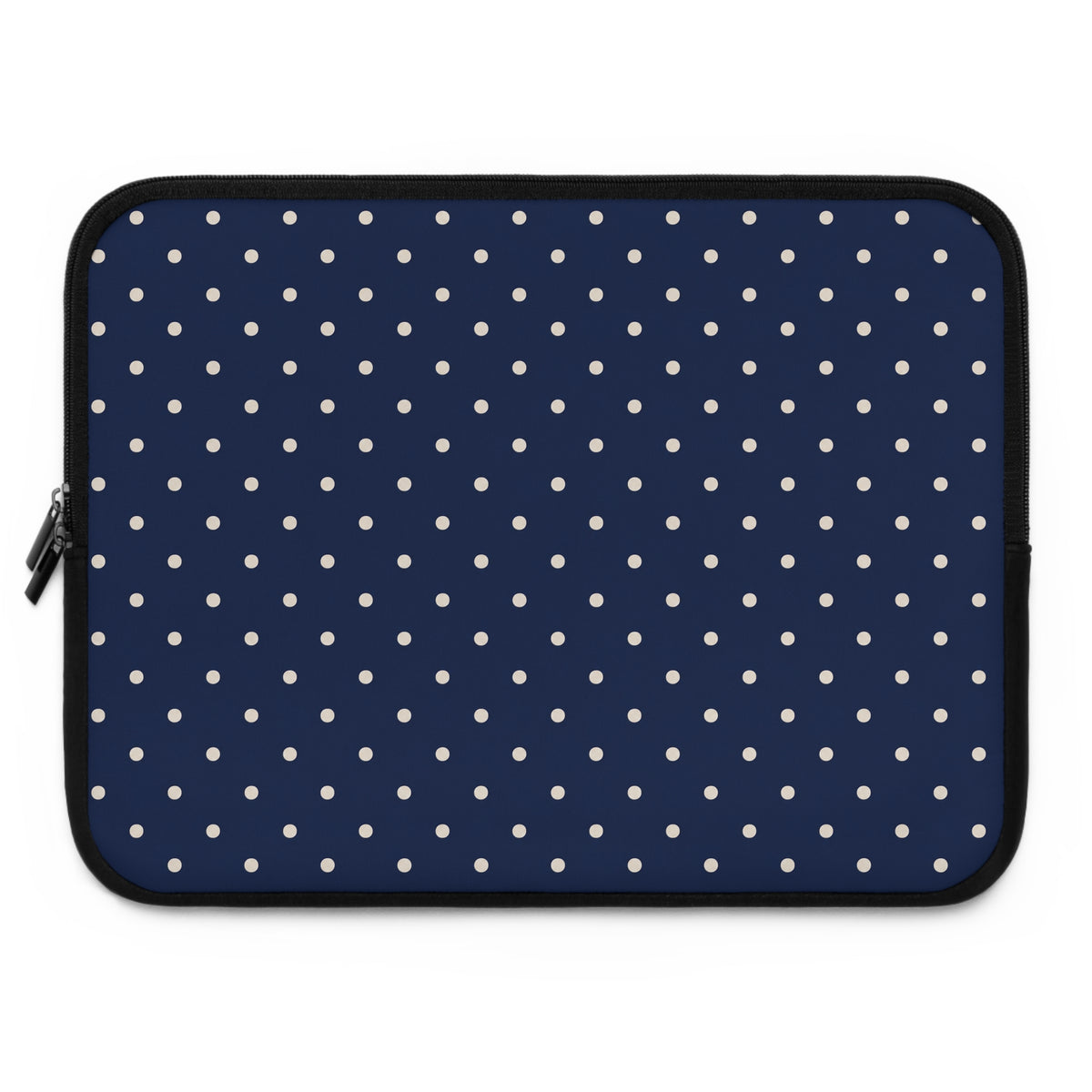 Navy Polka Dot Laptop Sleeve