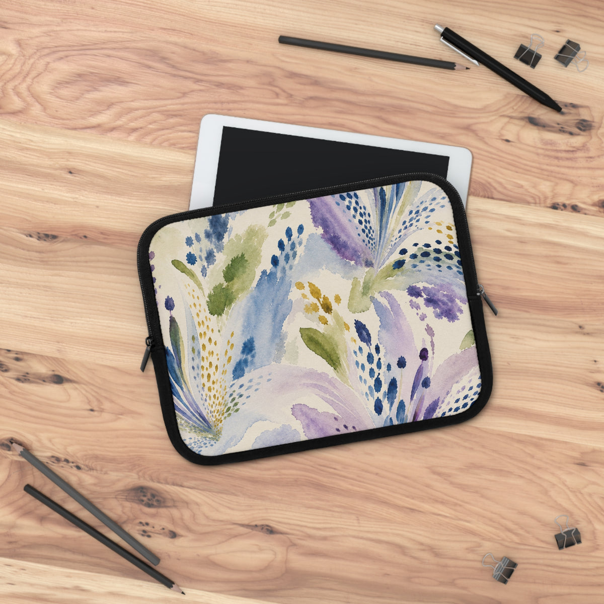 Lavender Watercolor Laptop Sleeve