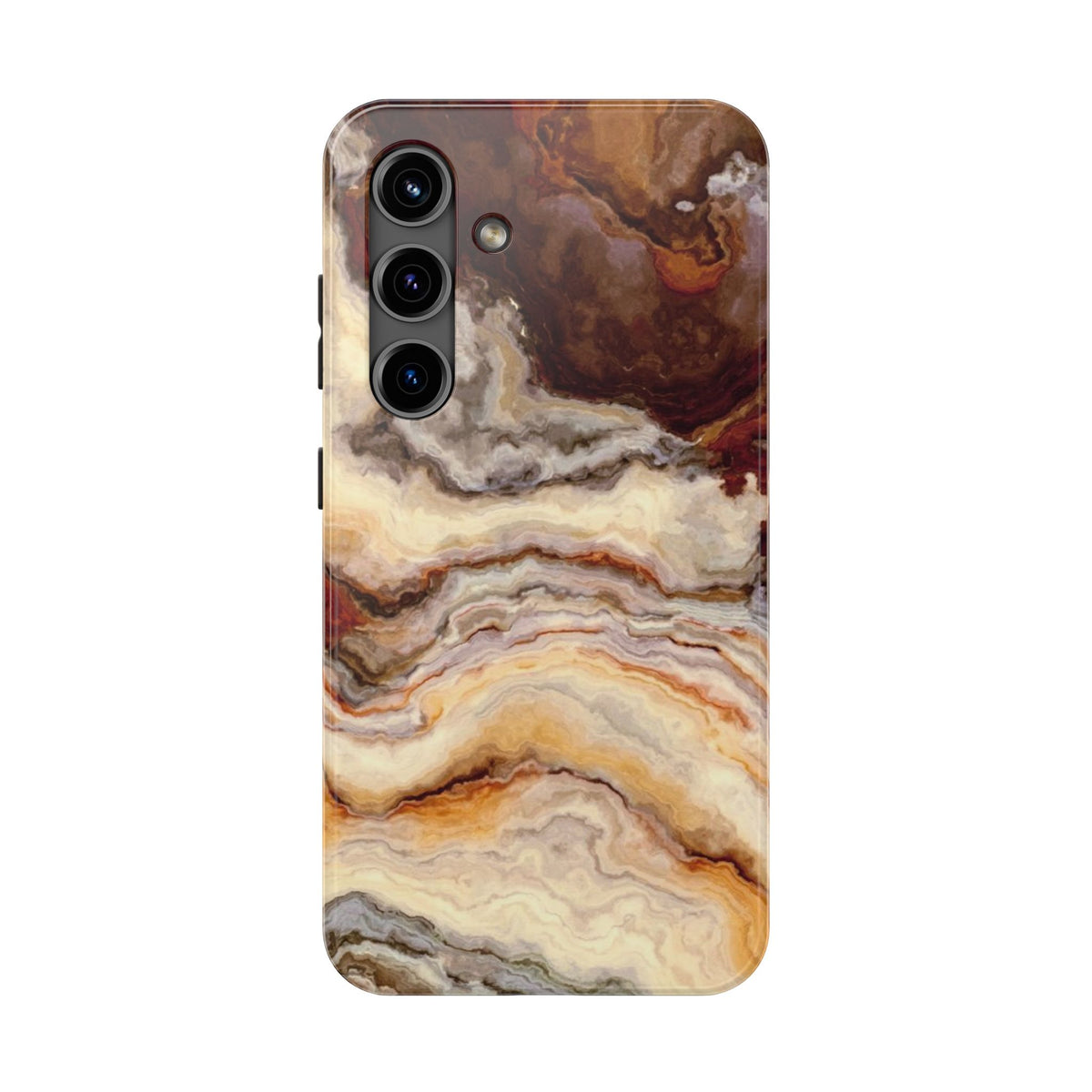 Brown Agate Marble Phone Case