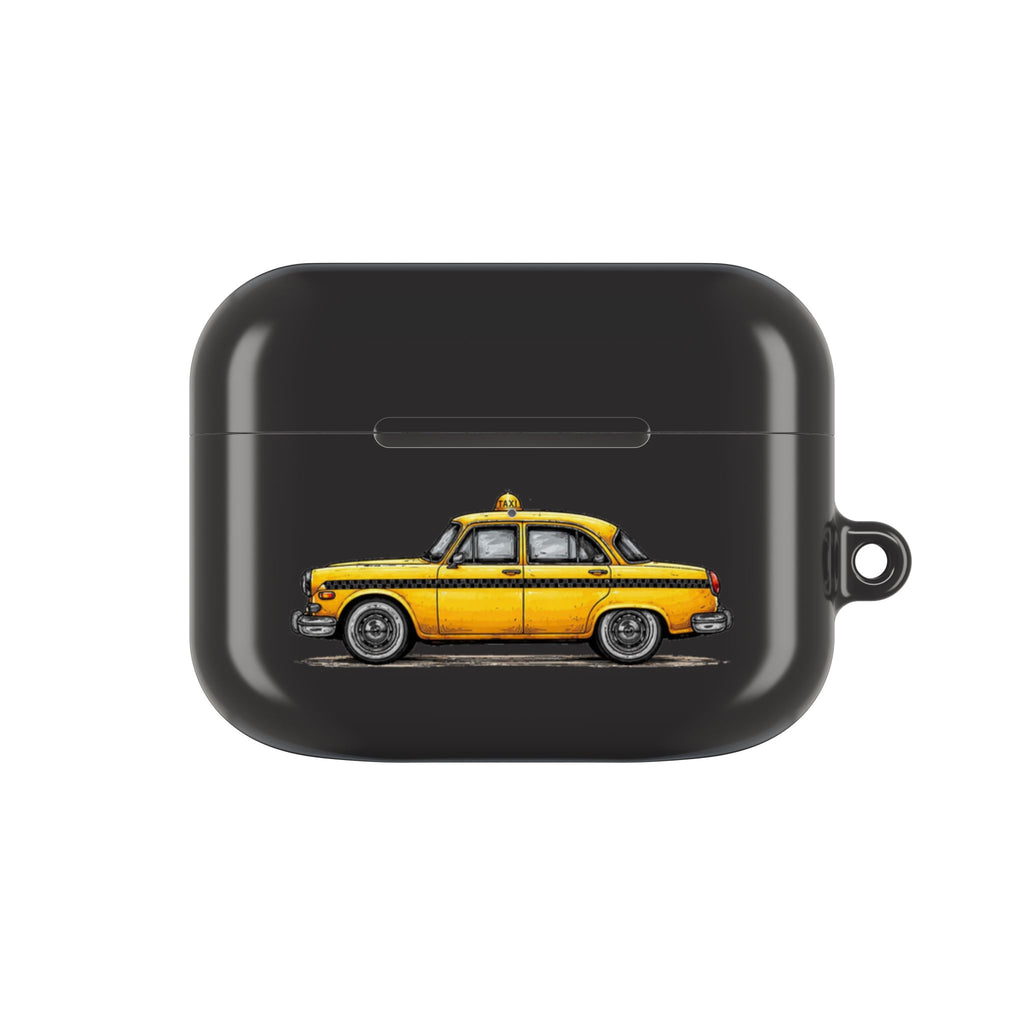 Yellow Taxi AirPod Case — Retro City Cab Protective Case