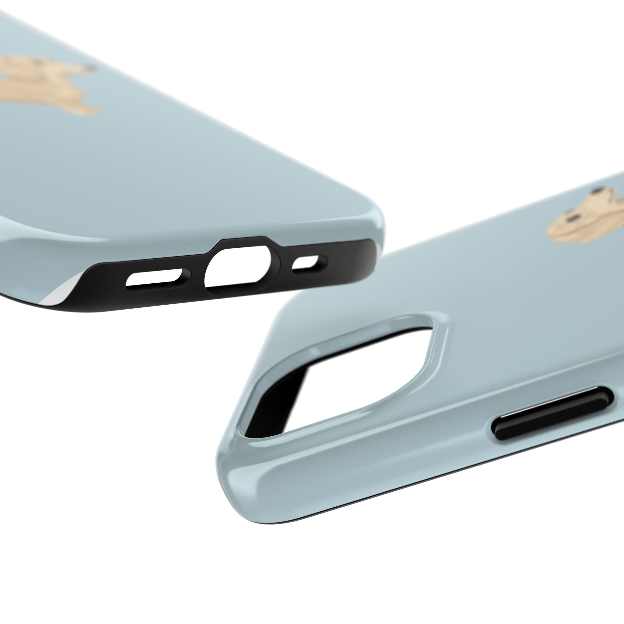 Tough Phone Cases, Dachshund Dog Blue Protective Cover, Strong Phone Shell, Rugged Device Case, Hard Smartphone Sleeve, Resilient Mobile