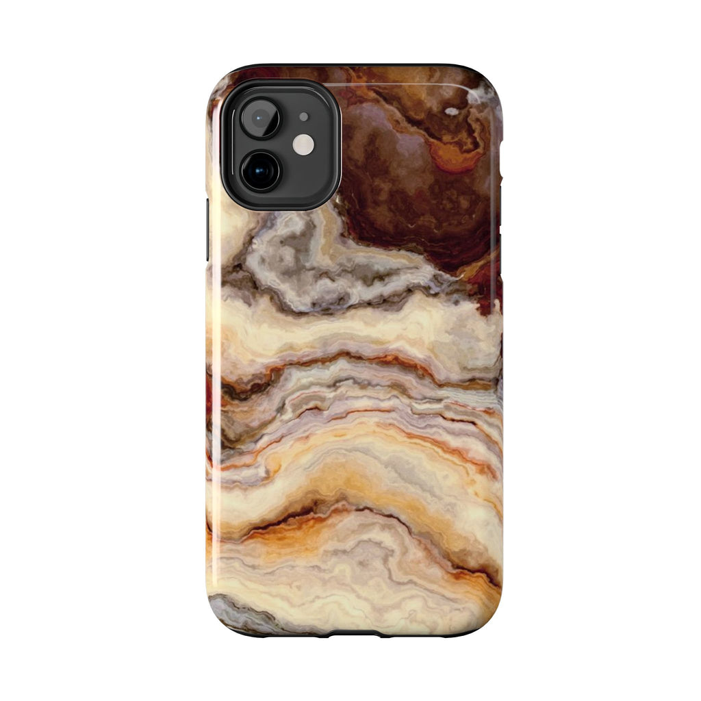 Brown Agate Marble Phone Case