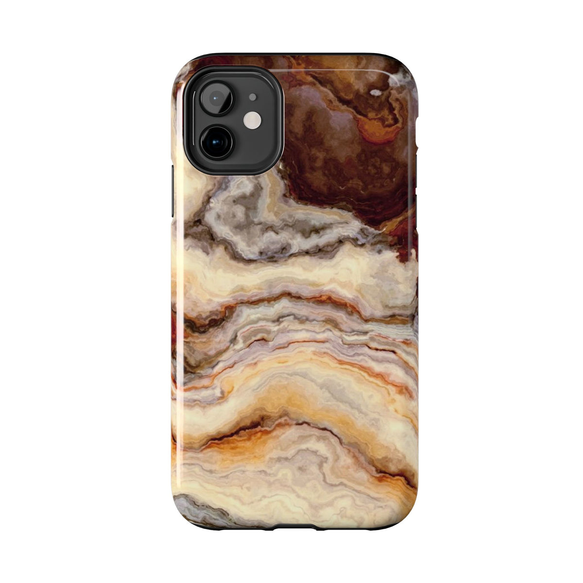 Brown Agate Marble Phone Case