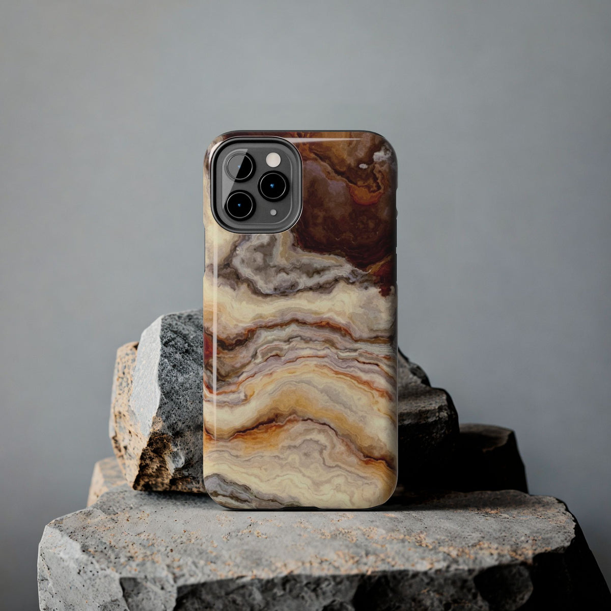 Brown Agate Marble Phone Case