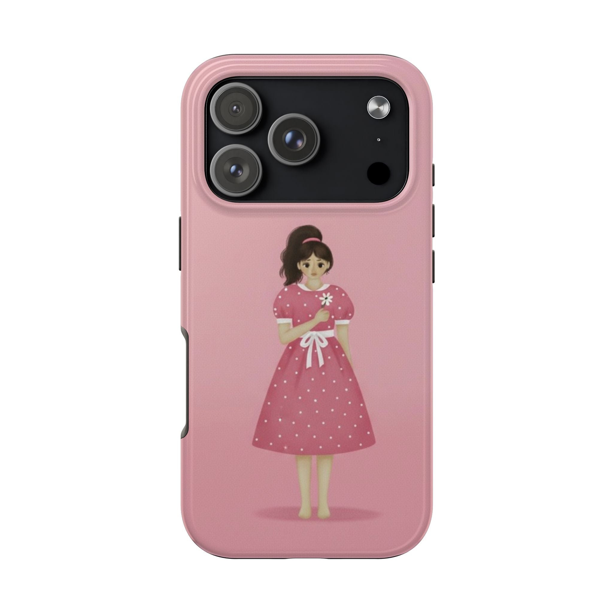 Pink Phone Case, Tough Phone Cases for Women, Cute Vibe, Protective Cover
