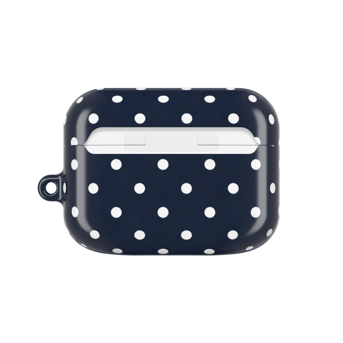 Navy Polka Dot AirPod Case