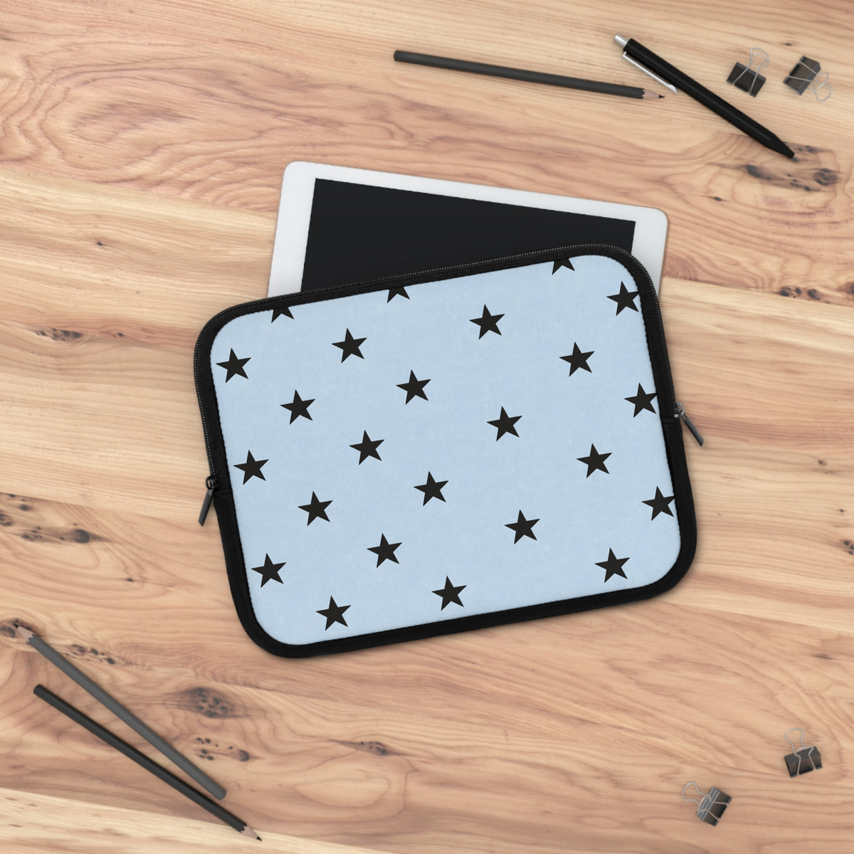Baby Blue Star Laptop Sleeve