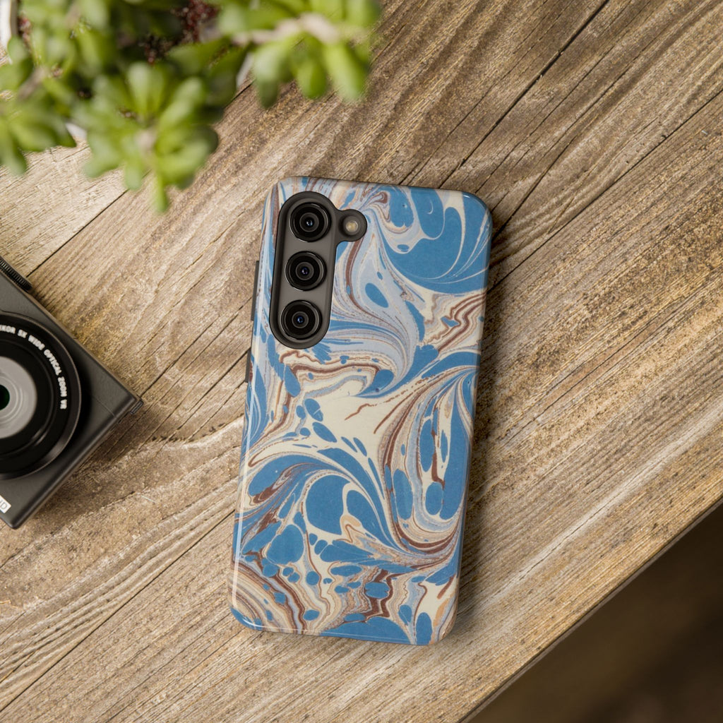 Blue Marble Swirl Phone Case