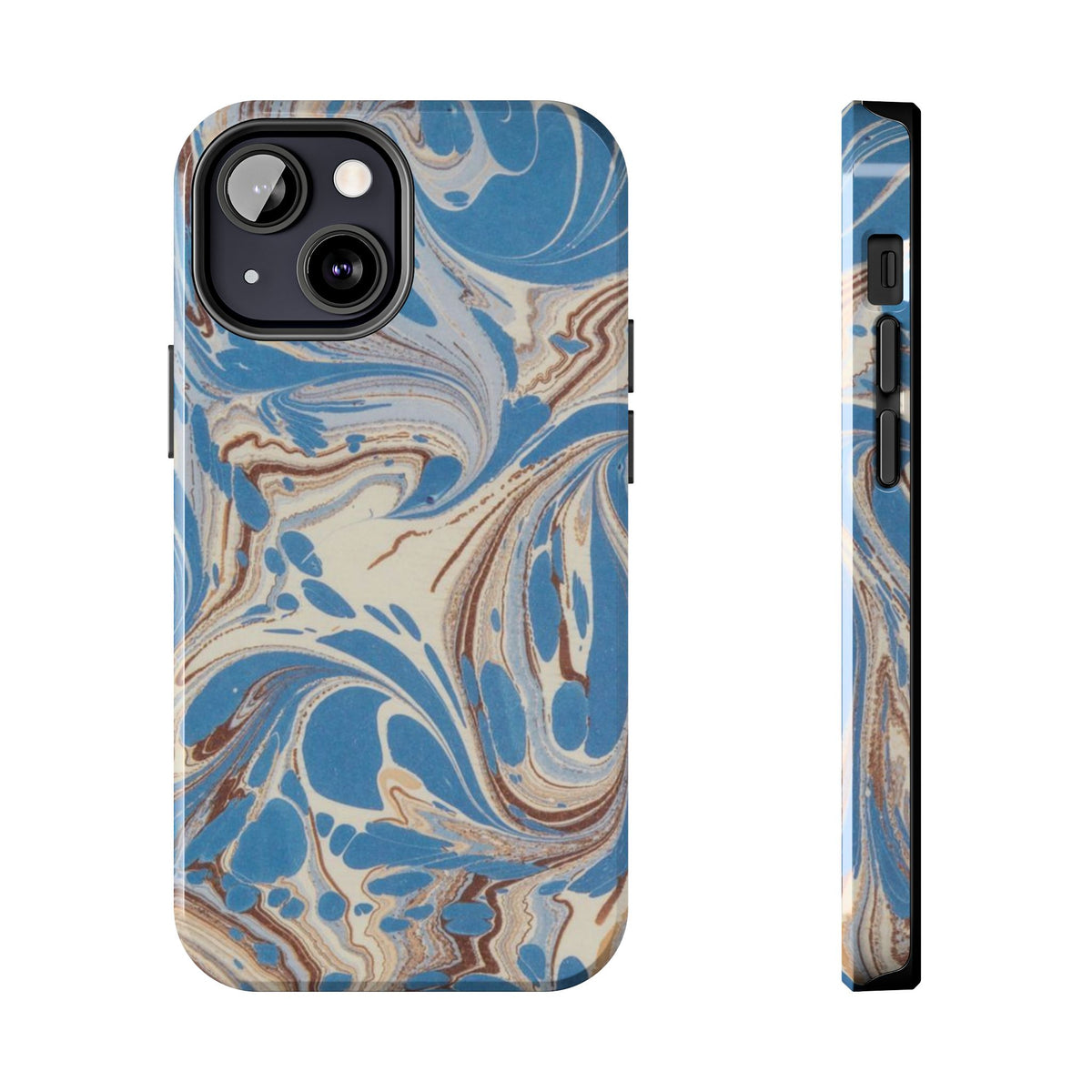 Blue Marble Swirl Phone Case