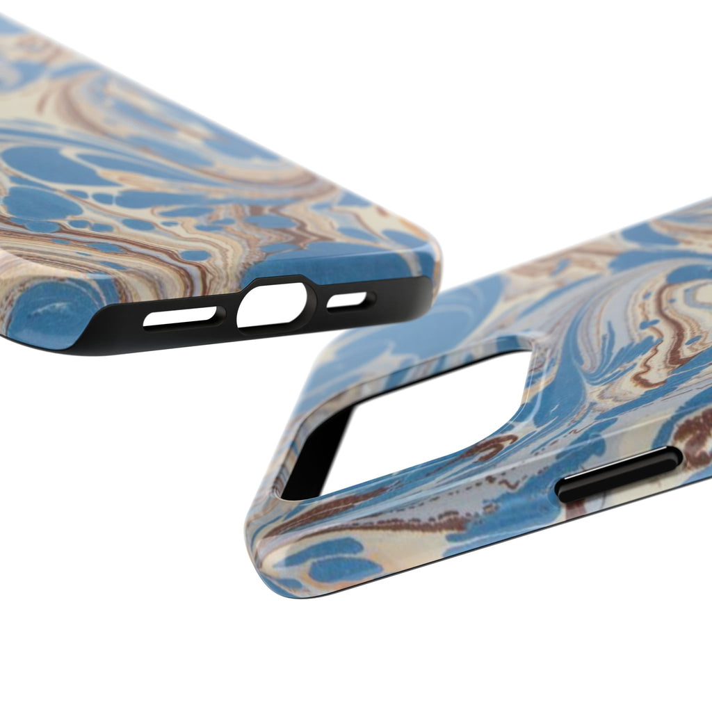 Blue Marble Swirl Phone Case