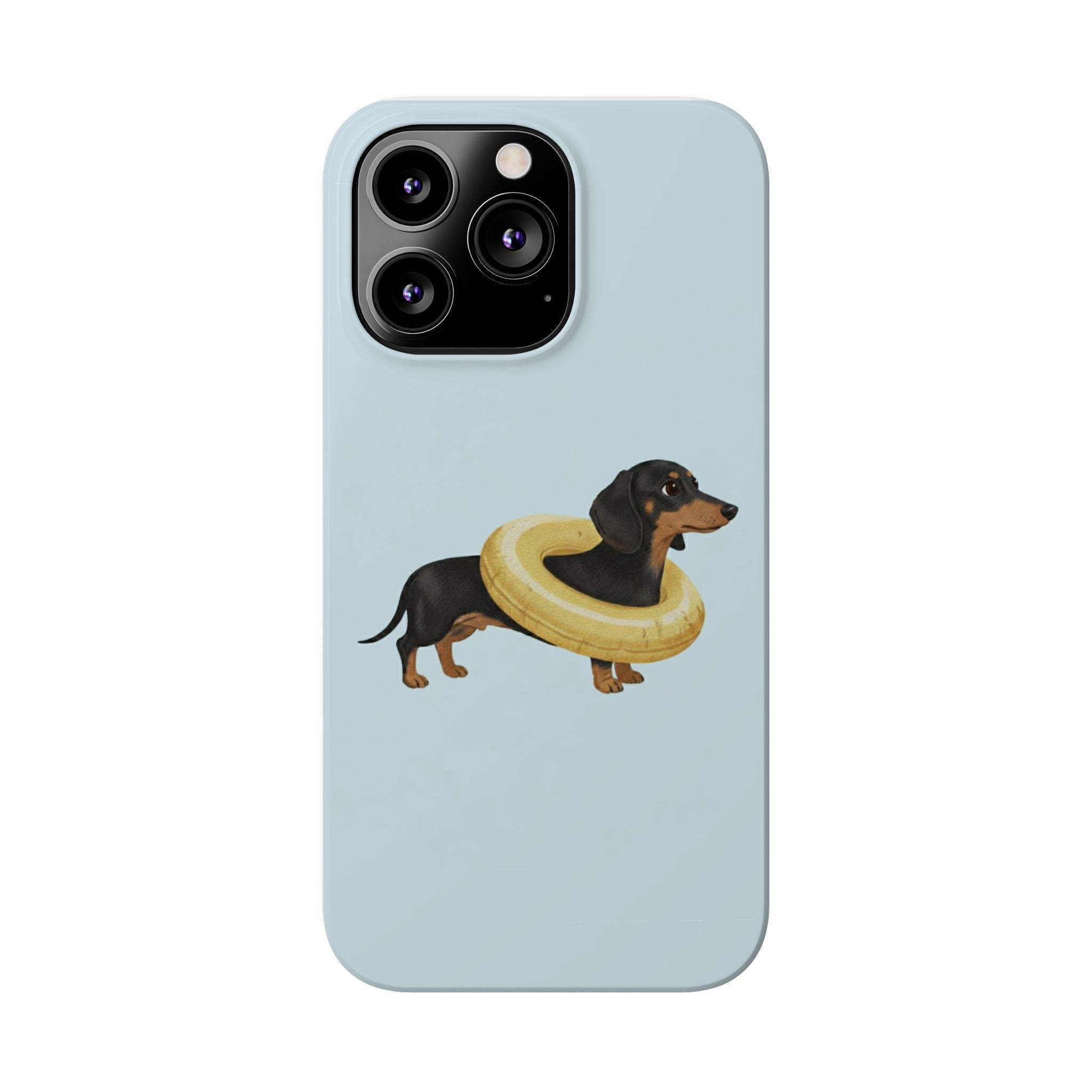 Slim Phone Cases - Cute Dog Dachshund Design, Protective Phone Covers, Fun Animal Art, Unique Gifts for Dog Lovers, Trendy Smartphone