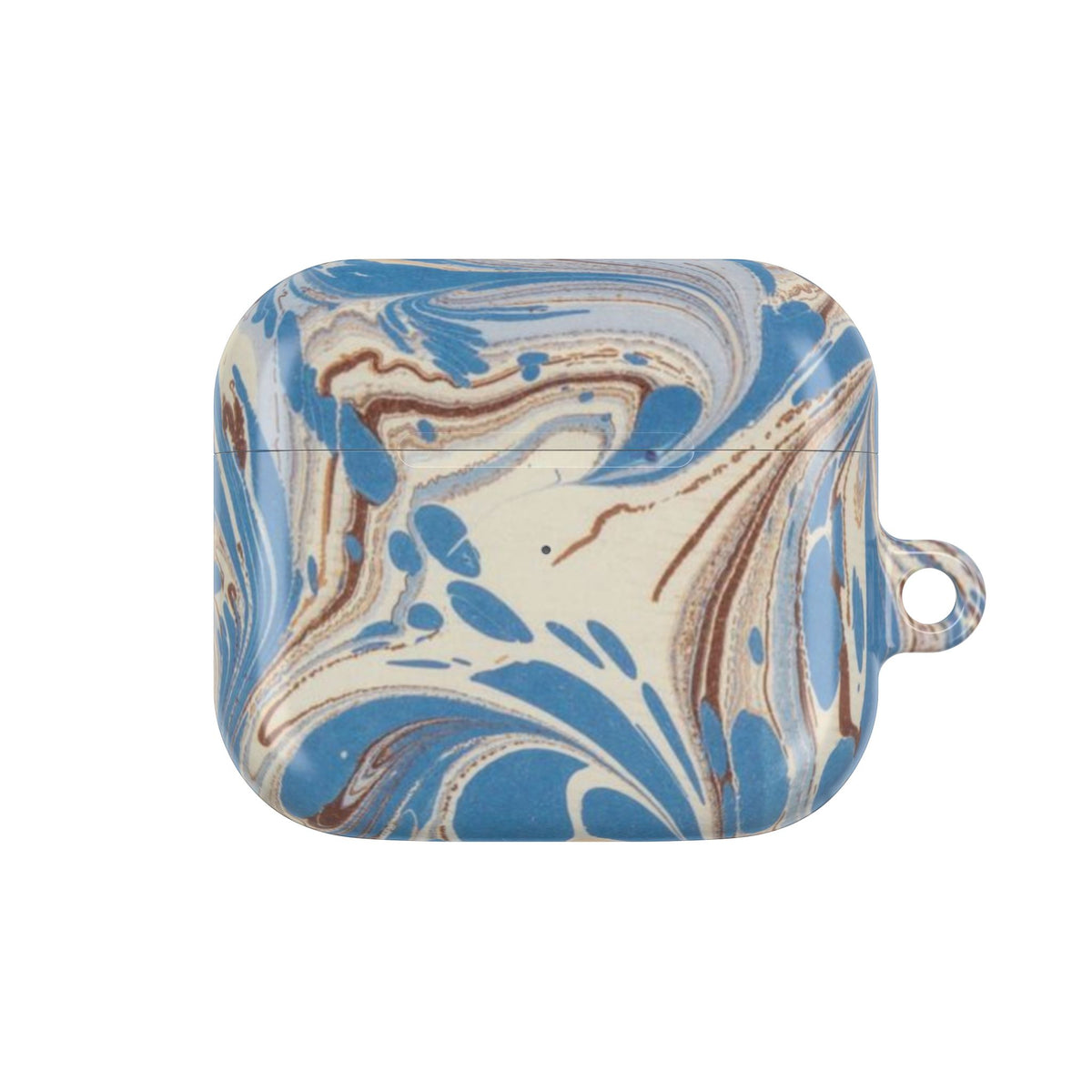 Blue Brown Marble AirPod Case