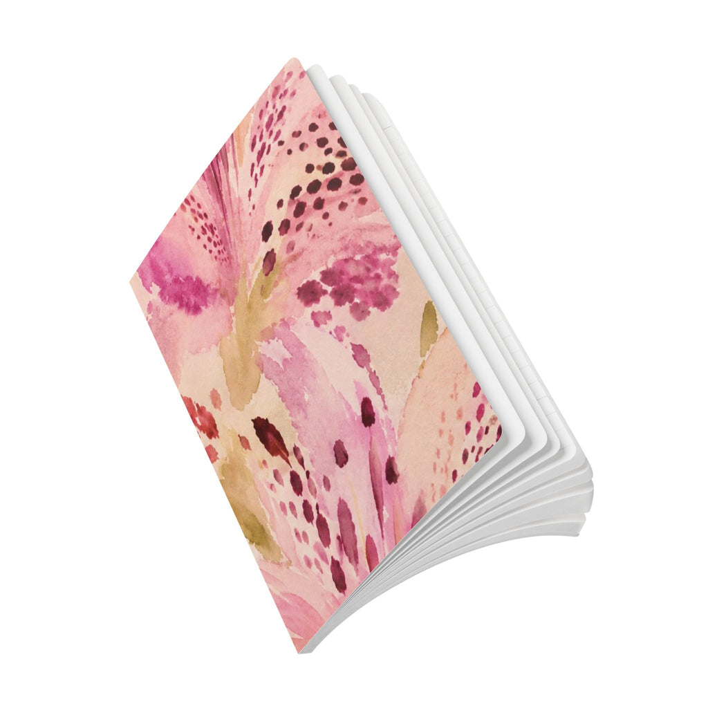 Pink Watercolor Floral Softcover Journal | Floral Notebook