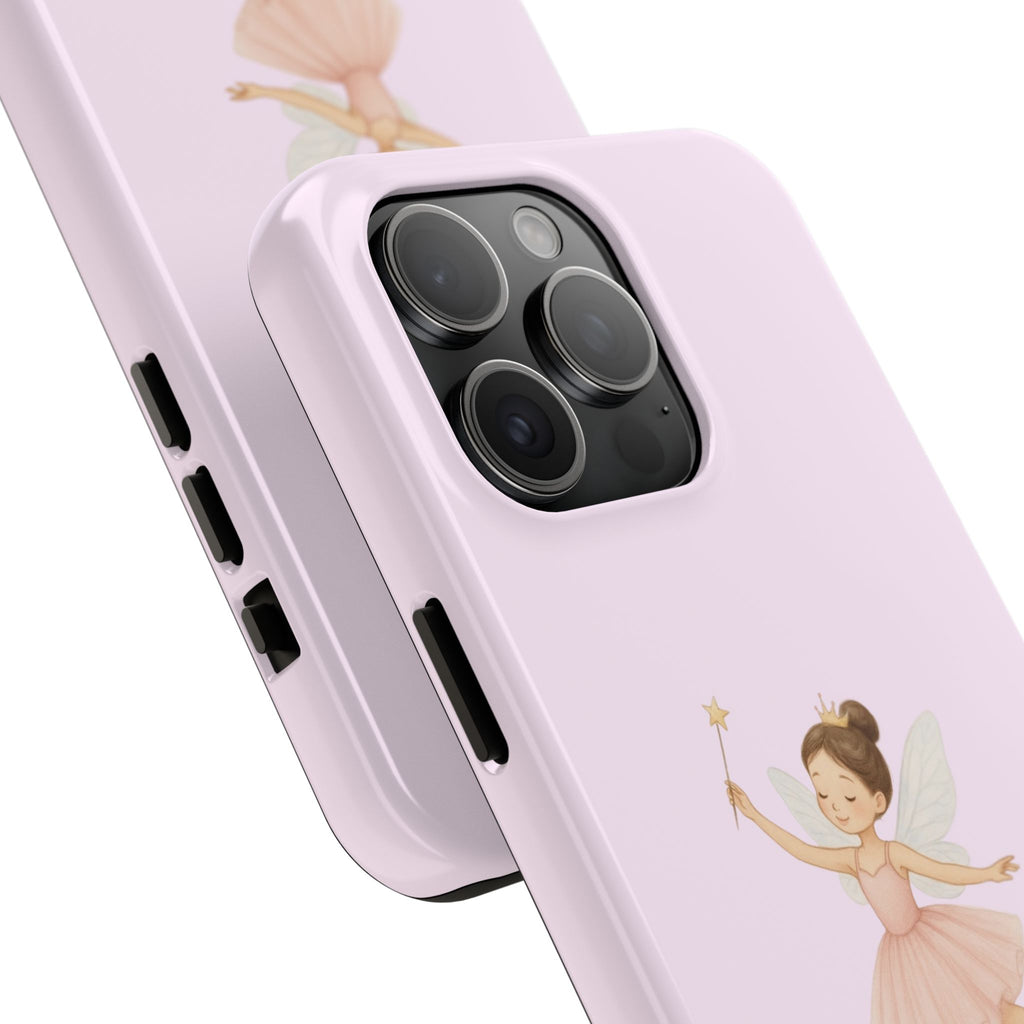 Pink Ballerina Tough Phone Case, Ballet Dancer Cute Phone Cover, Girly Protective Phone Case, Coquette Dancer Phone Accessories, Pretty Pink