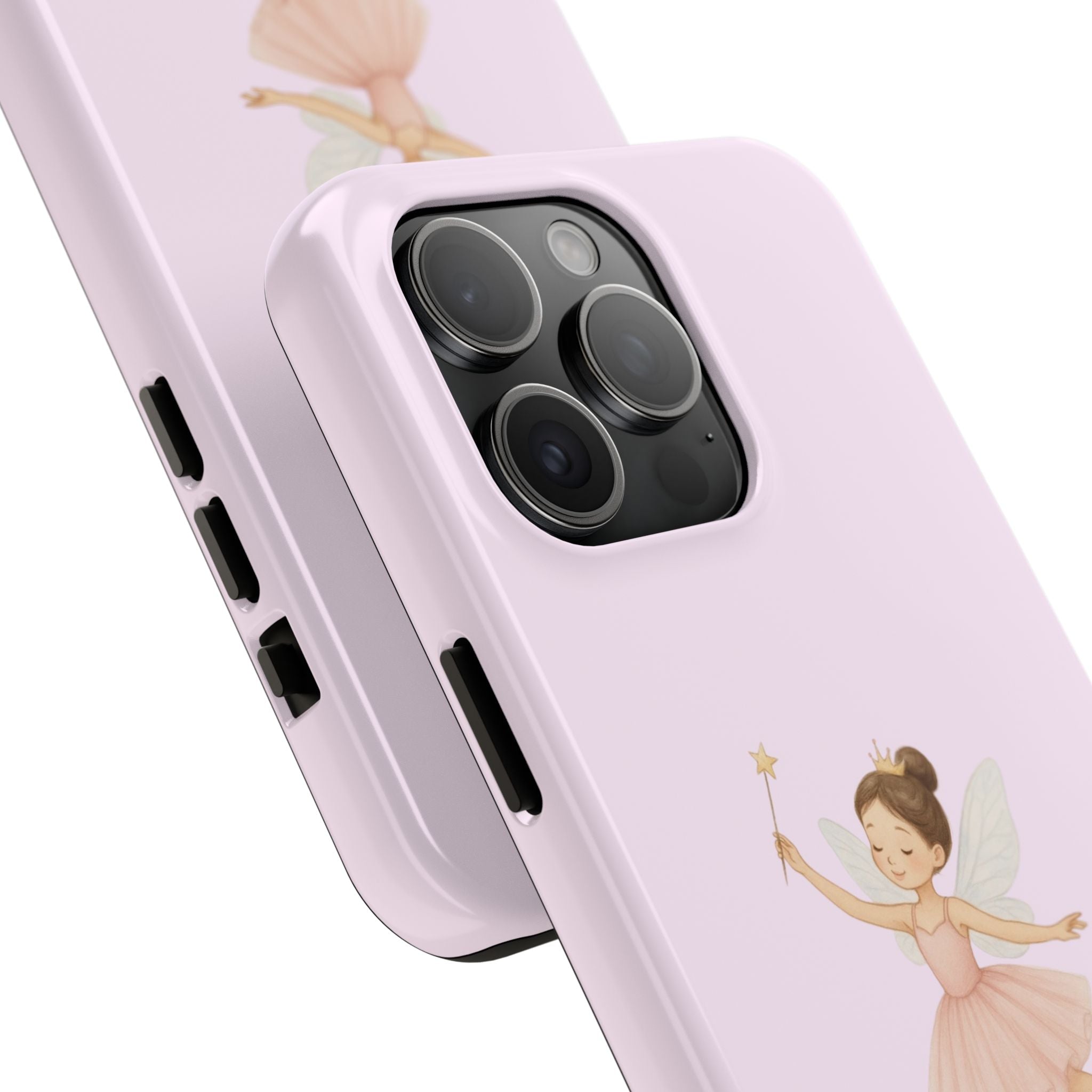 Pink Ballerina Tough Phone Case, Ballet Dancer Cute Phone Cover, Girly Protective Phone Case, Coquette Dancer Phone Accessories, Pretty Pink