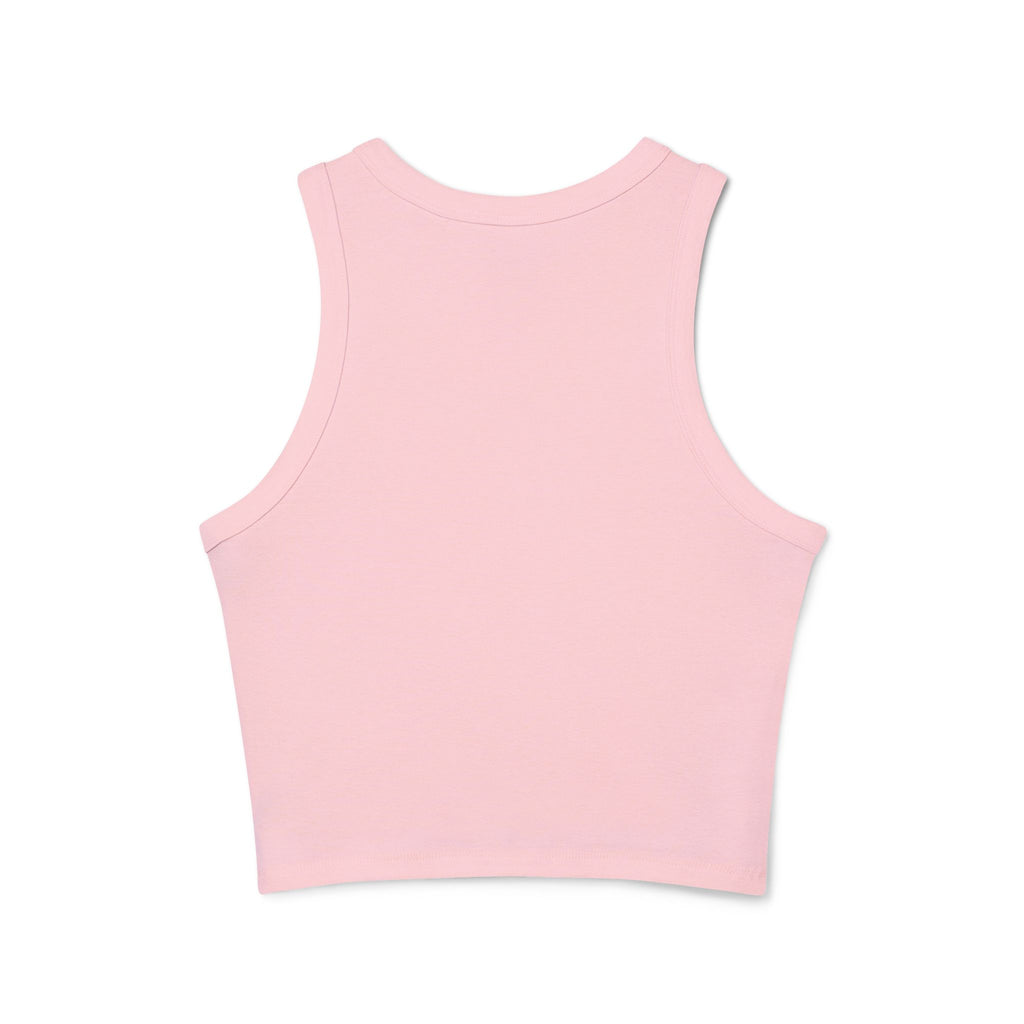 Black Nautical Star tank top | women's racerback crop