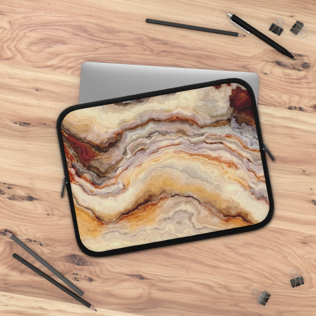 Marble Agate Pattern Laptop Sleeve