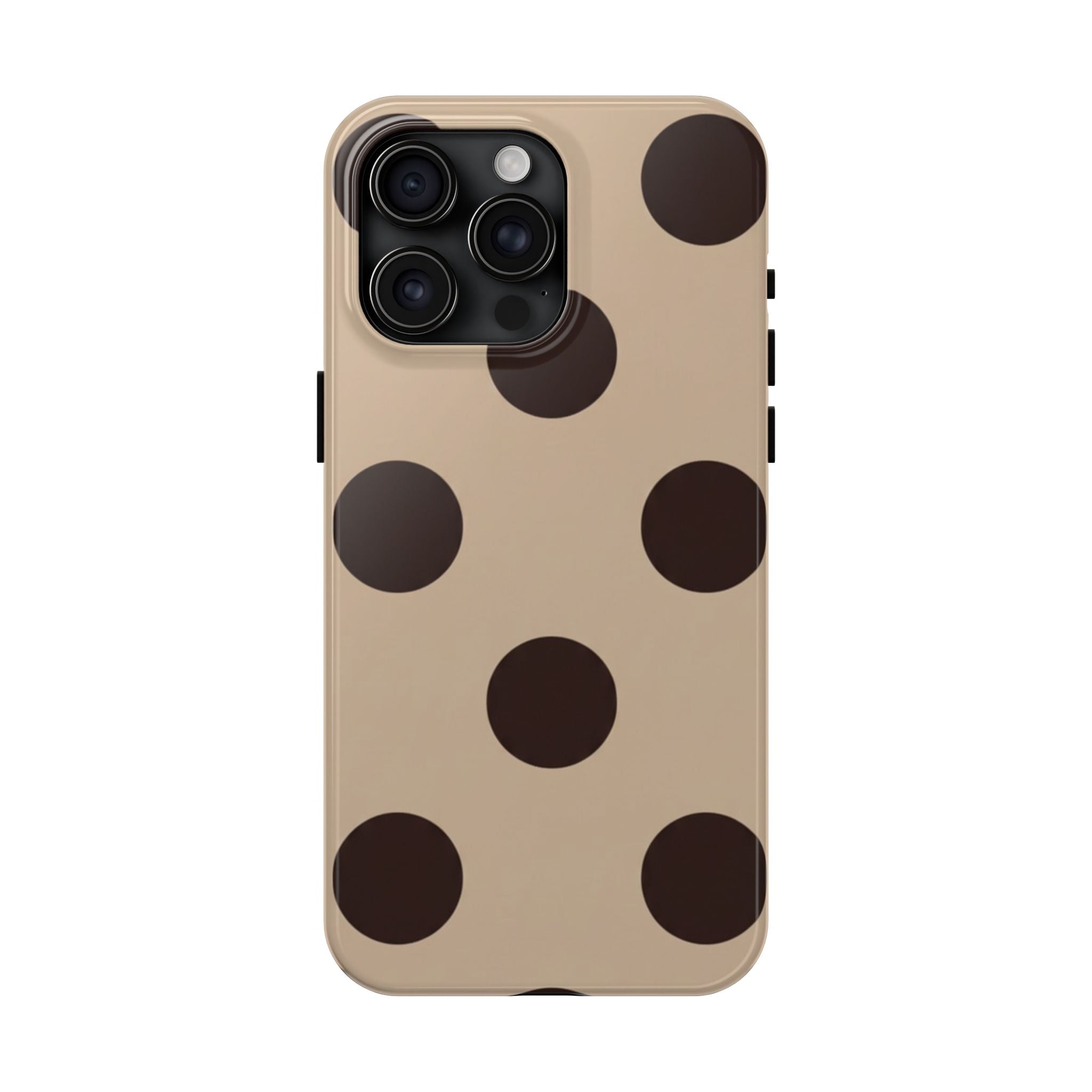 Stylish Polka Dot Phone Case for Trendy Protection, Cute Gift for Her, Phone Accessories, Everyday Fashion, Modern Design