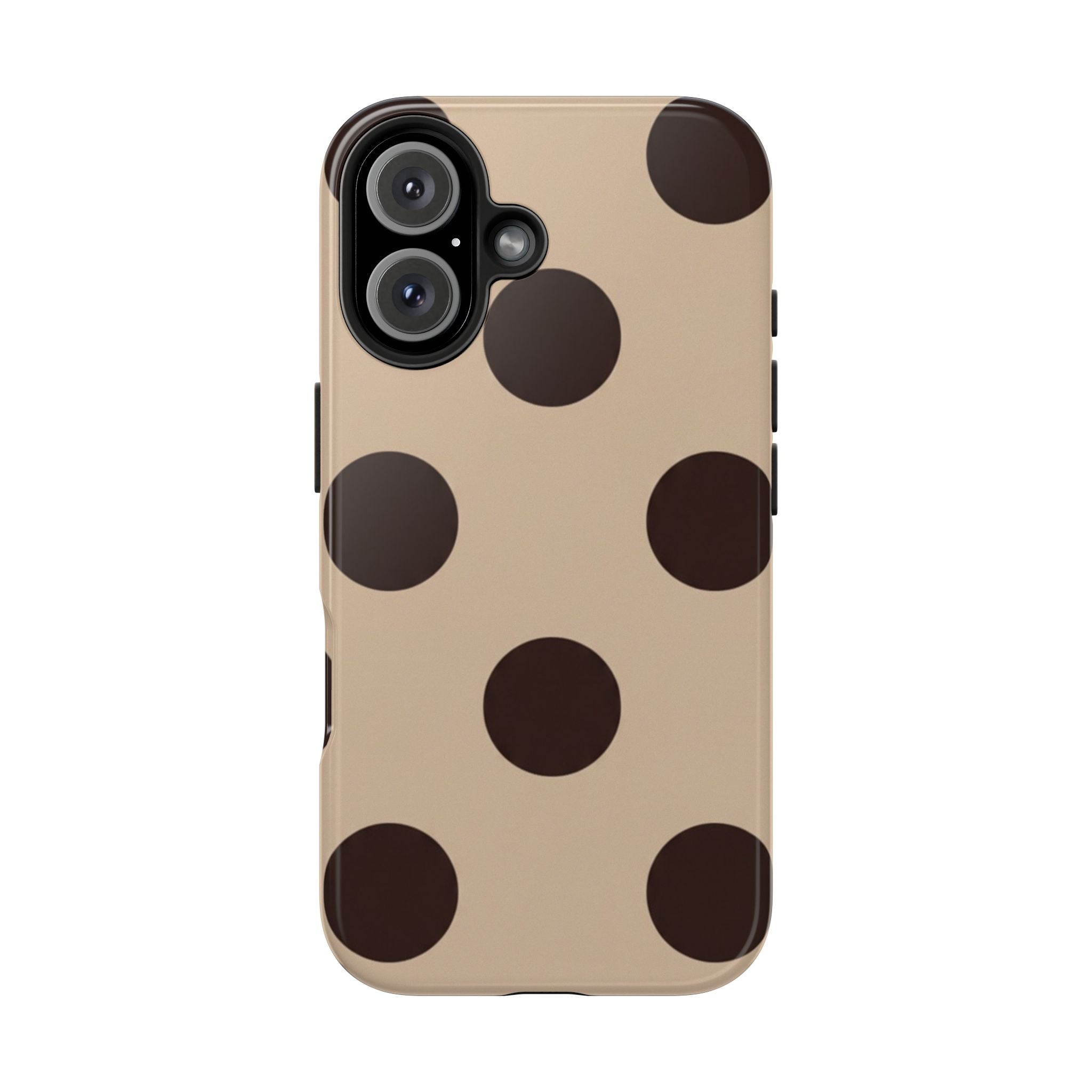 Stylish Polka Dot Phone Case for Trendy Protection, Cute Gift for Her, Phone Accessories, Everyday Fashion, Modern Design