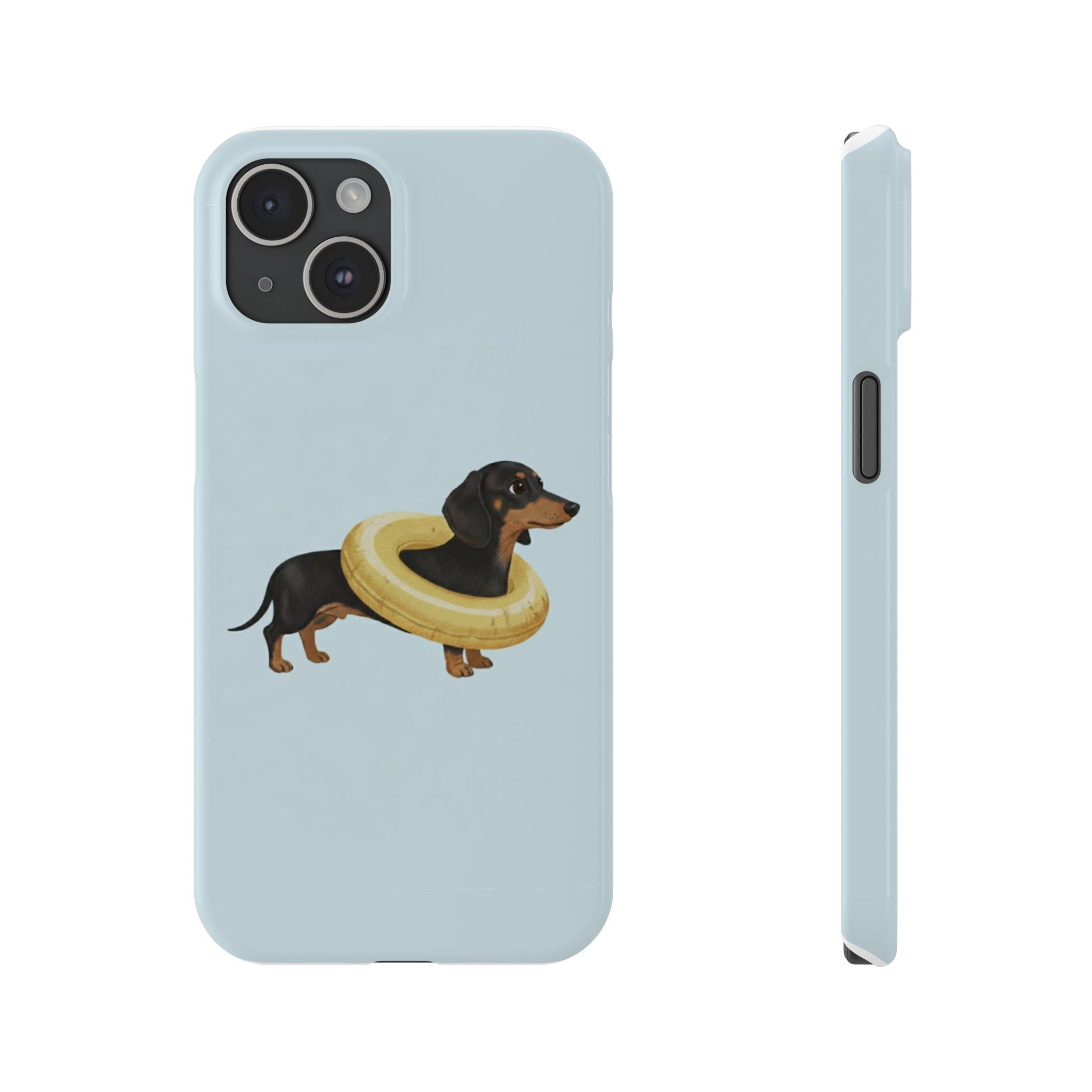Slim Phone Cases - Cute Dog Dachshund Design, Protective Phone Covers, Fun Animal Art, Unique Gifts for Dog Lovers, Trendy Smartphone