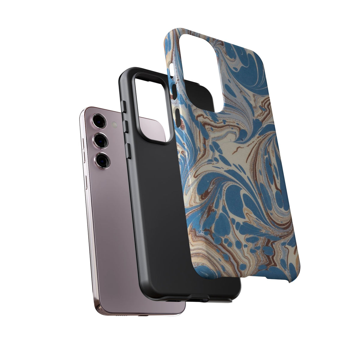 Blue Marble Swirl Phone Case