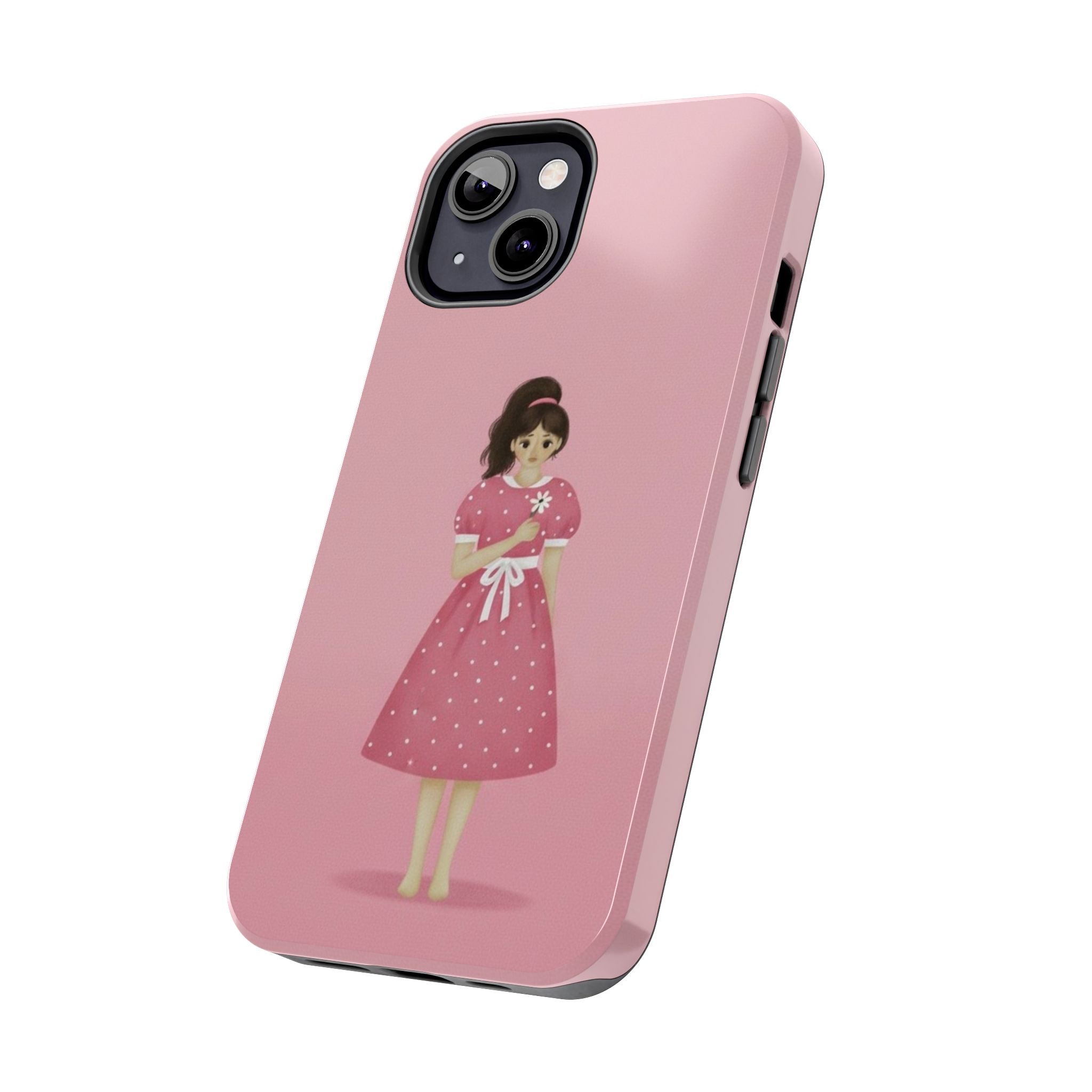 Pink Phone Case, Tough Phone Cases for Women, Cute Vibe, Protective Cover