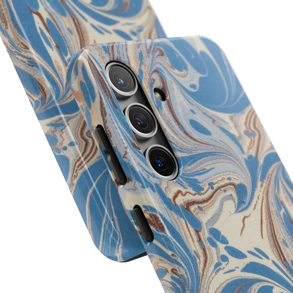 Blue Marble Swirl Phone Case
